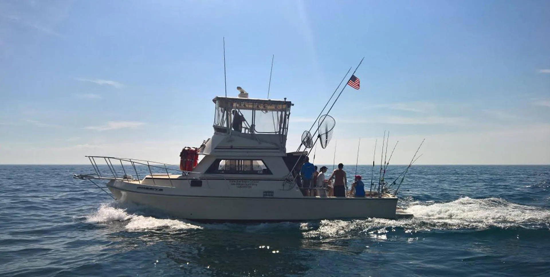 The Massive Confusion charter boat running out of Montrose Harbor, Chicago